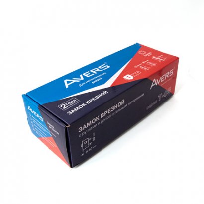 Замок врезной Avers T-0523-C-AB-R
