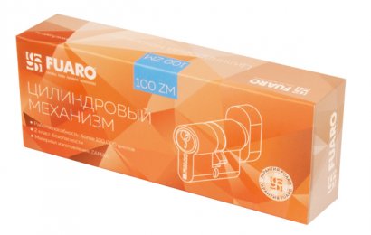 Цилиндровый механизм (100 ZM/90) 1000ZMKnob90(40+10+40) CP хром 5Key с вертушкой