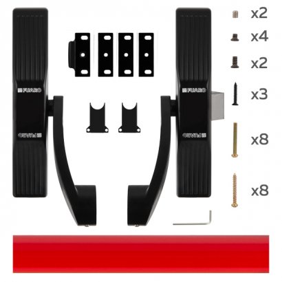 Ручка-штанга нажимная AP.1700B push-bar (ANTI-PANIC 1700В) накладной для одно/двуствор. дверей