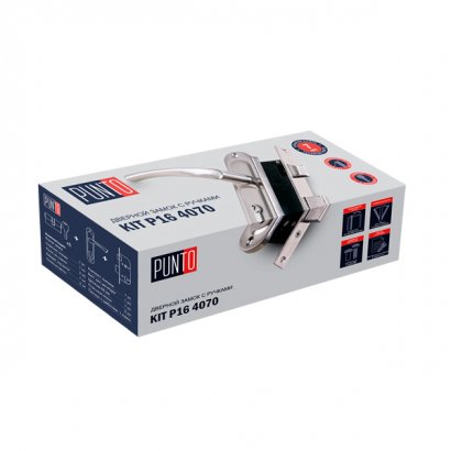 Замок цилиндровый в комплекте с ручкой LOCKSET16.CRONA.4070-1 (KIT P16 4070 CRONA) AB бронза