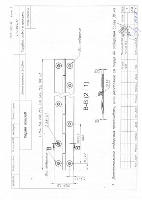 Петля рояльная 545 мм (цинк.) (с этикеткой)