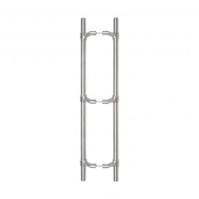 Ручка-скоба DOORLOCK PHS10/32/3кр, 2000 мм, SSS матовая нержавеющая сталь