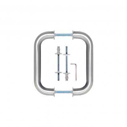 Ручка-скоба DOORLOCK PHS02/25/200  мм, SSS матовая нержавеющая сталь