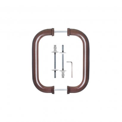 Ручка-скоба DOORLOCK PHA02/30/300, коричневая RAL8017