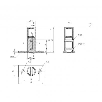 Термоблокиратор DOORLOCK DL95, оцинкованный
