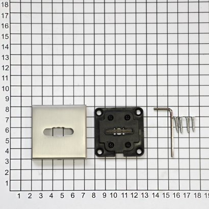 Ключевина сувальдная DOORLOCK ES01/S/L/A MBSN (матовый никель)