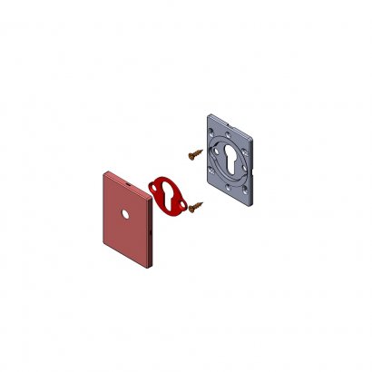 Накладка на шток цилиндра ESC.O.RL/K.486 (ESC 486-O RL) CP хром (1шт.)