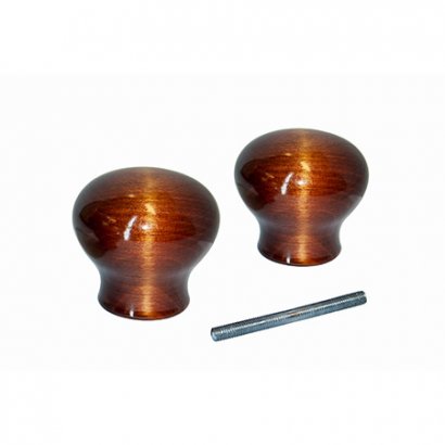 Ручка-кнопка ЙО-КРАСН.ДЕРЕВО премиум