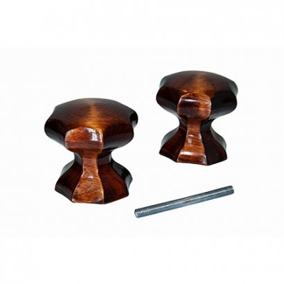 Ручка-кнопка ЙО- МОРЕНЫЙ ДУБ (фигур.)