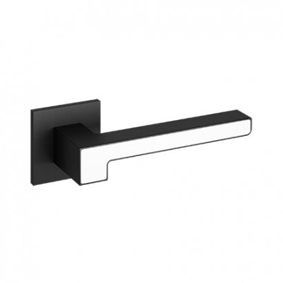 Ручки дверные Code Deco Slim H-30120-A-BLM/W