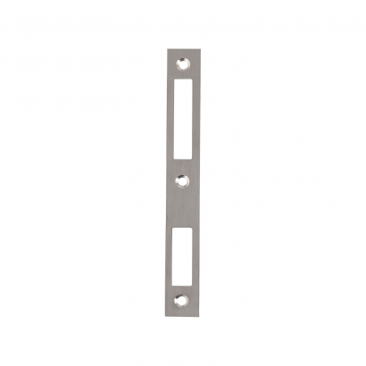 Запорная планка DOORLOCK  PL.22.180.US.Ni для профильный замков DL PL301, PL201, Nemef 9800, VF PZ92, симметричная, без смещения, матовый никель