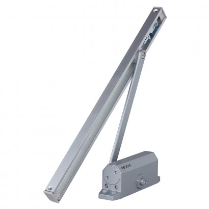 БУЛАТ Доводчик дверной ARCTIC ДД 502/4 AH-S (40-90 кг) серебро  со скольз. тягой, морозостойкий