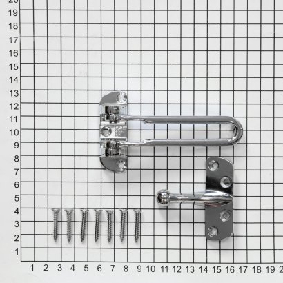 Блокиратор открывания двери DOORLOCK CH01/108/CP полированный хром, открывание внутрь