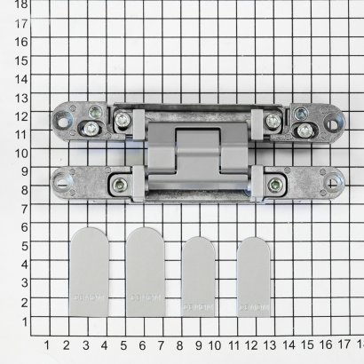 Дверная петля CEMOM ESTETIC 1821/A  скрытая 3D 8060 матовый хром