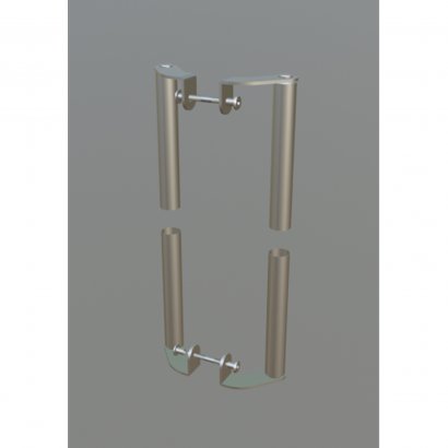 Дверная ручка скоба прямая DOORLOCK PHS17/32/2ст/2500 SS. Материал нержавеющая сталь