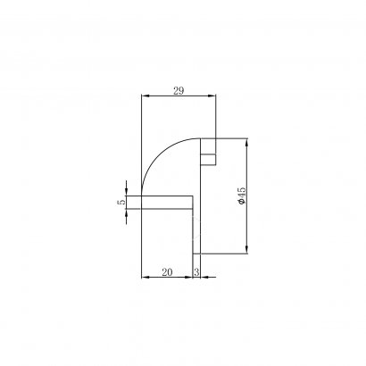 Дверной упор DOORLOCK V SPHERE MCR, матовый хром, серия Variant
