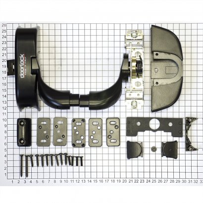 Механизм системы "антипаника" накладной DOORLOCK PD900FR, черный.