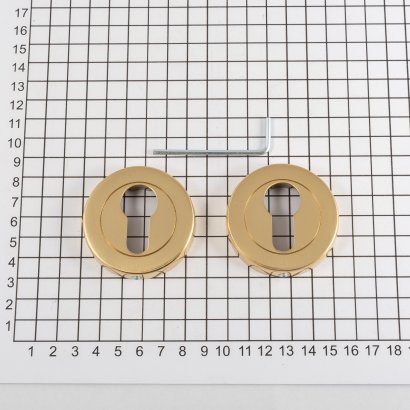Розетка DOORLOCK M03/55 PZ OLV-15 (полированная латунь)