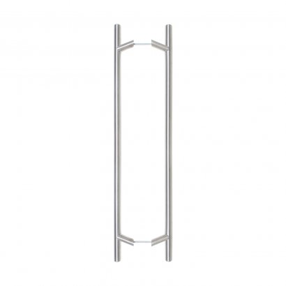 Ручка-скоба DOORLOCK PHS12/32/2ст, 1400 мм/2000  мм, SSS матовая нержавеющая сталь