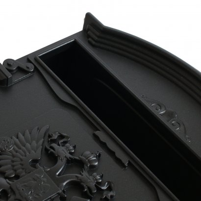 Ящик почтовый АЛЛЮР №4011 "Герб" черный