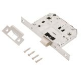 АЛЛЮР АРТ "ЛАНА" CP/W +L7050S CP+BK-S2 CP (86211/S7050) хром/белый Комплект ручка и защ с фикс