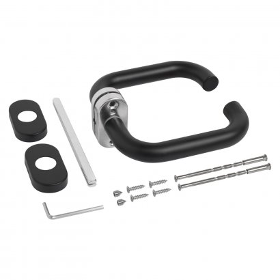 СТАНДАРТ 0903 SS(60-90) BLACK ЧЕРНАЯ INOX нержавеющая сталь Комплект ручек