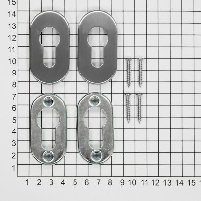 Ключевина DOORLOCK UR01 PZ Rt (нержавеющая сталь)
