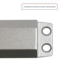 АЛЛЮР Доводчик дверной COMFORT ДД 168/3-4 AH-S (до 100 кг) серебро RAL9006, со скользящей тягой