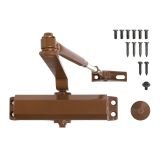 АЛЛЮР Доводчик дверной COMFORT(КОМФОРТ) ДД 168/3-5 A-C (до120 кг) коричн. RAL8024, морозостойкий