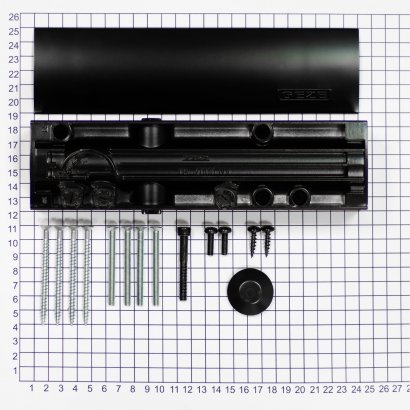Доводчик GEZE TS2000 NV BC EN2-4/5 RAL9005 черный
