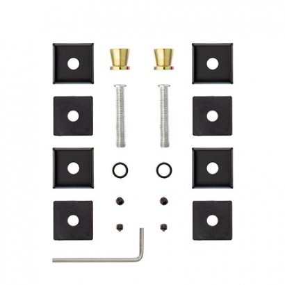 Ручки-скобы Avers Square HC-0920-40*20/800-INOX/201-BLM