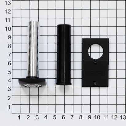 Глазок DL VA16S/70-130mm/180°  квадратный, чёрный