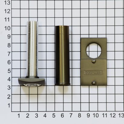 Глазок DL VA16S/70-130mm/180°  квадратный, графит