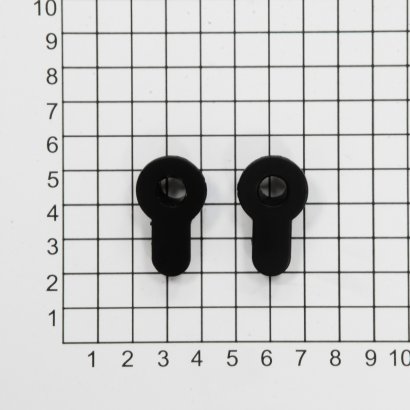 Вставка DOORLOCK DL CHC BL в отверстие для цилиндра под шток d8мм (чёрный)