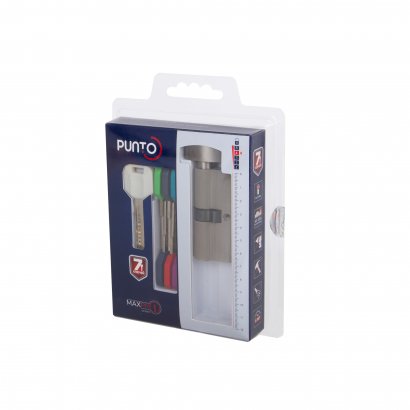Цилиндровый механизм MaxPro7002Knob105mm(40+10+55) SN никель 7key с вертушкой 