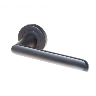 Ручка дверная DOORLOCK Libra M008R Black matt, черная матовая
