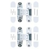 АЛЛЮР АРТ 110*30 3D матовый белый RAL 9016 2 шт.Петля дверная скрытая
