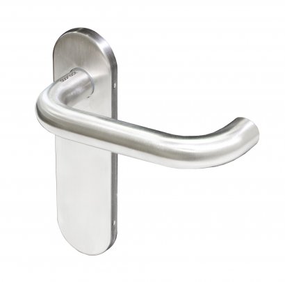 Ручка дверная DOORLOCK 038KP/F UG, матовая нержавеющая сталь