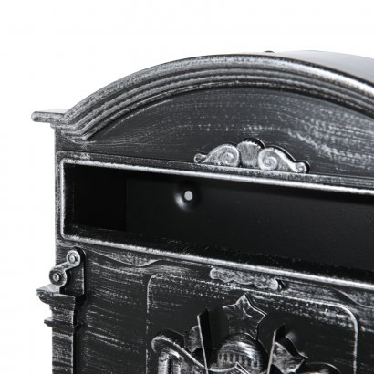 Ящик почтовый АЛЛЮР №4010В старое серебро