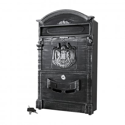 Ящик почтовый АЛЛЮР №4010В старое серебро