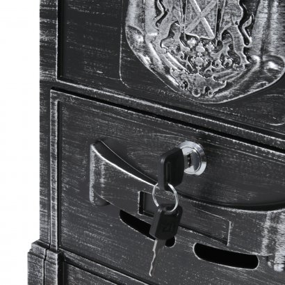 Ящик почтовый АЛЛЮР №4010В старое серебро