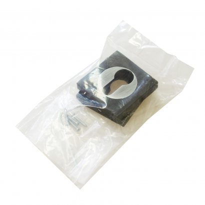 Розетка DOORLOCK M03/S PZ B/BS (черный/черное серебро), квадратная розетка