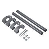 БУЛАТ РС-02.400.7024 сер.графит, регулируемая,  ручка скоба для алюм. и ПВХ дверей,(АРД-02)