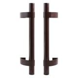 БУЛАТ РС-02.400.8017 коричневый, регулируемая, ручка скоба для алюм. и ПВХ дверей,(АРД-02)