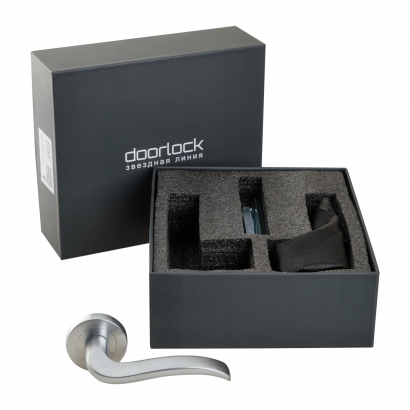 Ручка дверная DOORLOCK Irida M033, матовый хром