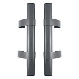 БУЛАТ РС-03.345.7024 сер.графит, регулируемая,  ручка скоба для аллюм. и ПВХ дверей,(АРД-03)