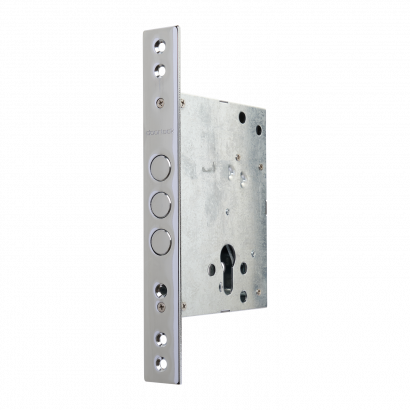 Замок дверной DOORLOCK 9257С, цилиндровый, хромированный