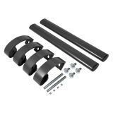 БУЛАТ РС-03.345.9005 черный, регулируемая, ручка скоба для аллюм. и ПВХ дверей,(АРД-03)