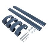 БУЛАТ РС-03.400.7016 антрацит, регулируемая, ручка скоба для аллюм. и ПВХ дверей,(АРД-03)