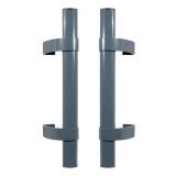 БУЛАТ РС-03.400.7016 антрацит, регулируемая, ручка скоба для аллюм. и ПВХ дверей,(АРД-03)